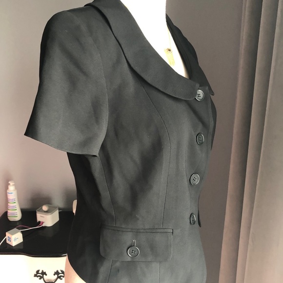 Ann Taylor Size 6 short sleeve button up Blazer - Picture 2 of 6